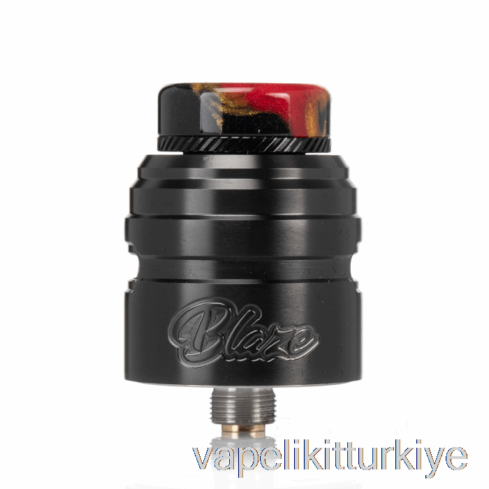 Vape Türkiye Thunderhead Kreasyonları Blaze Solo 24mm Bf Rda Gunmetal